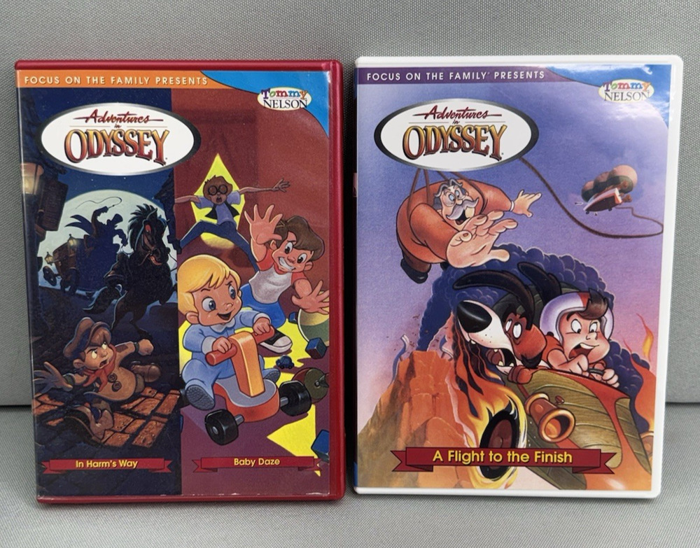 Adventures in Odyssey DVD Lot of 2 Focus on the Family Christian Kids READ